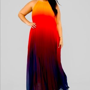 Fashion nova ombré maxi dress